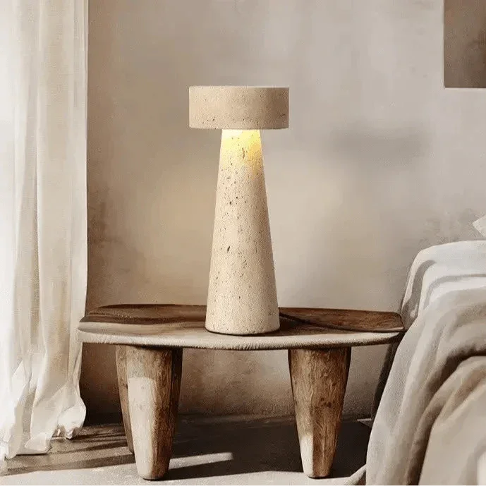 Jorstina Travertine Table Lamp
