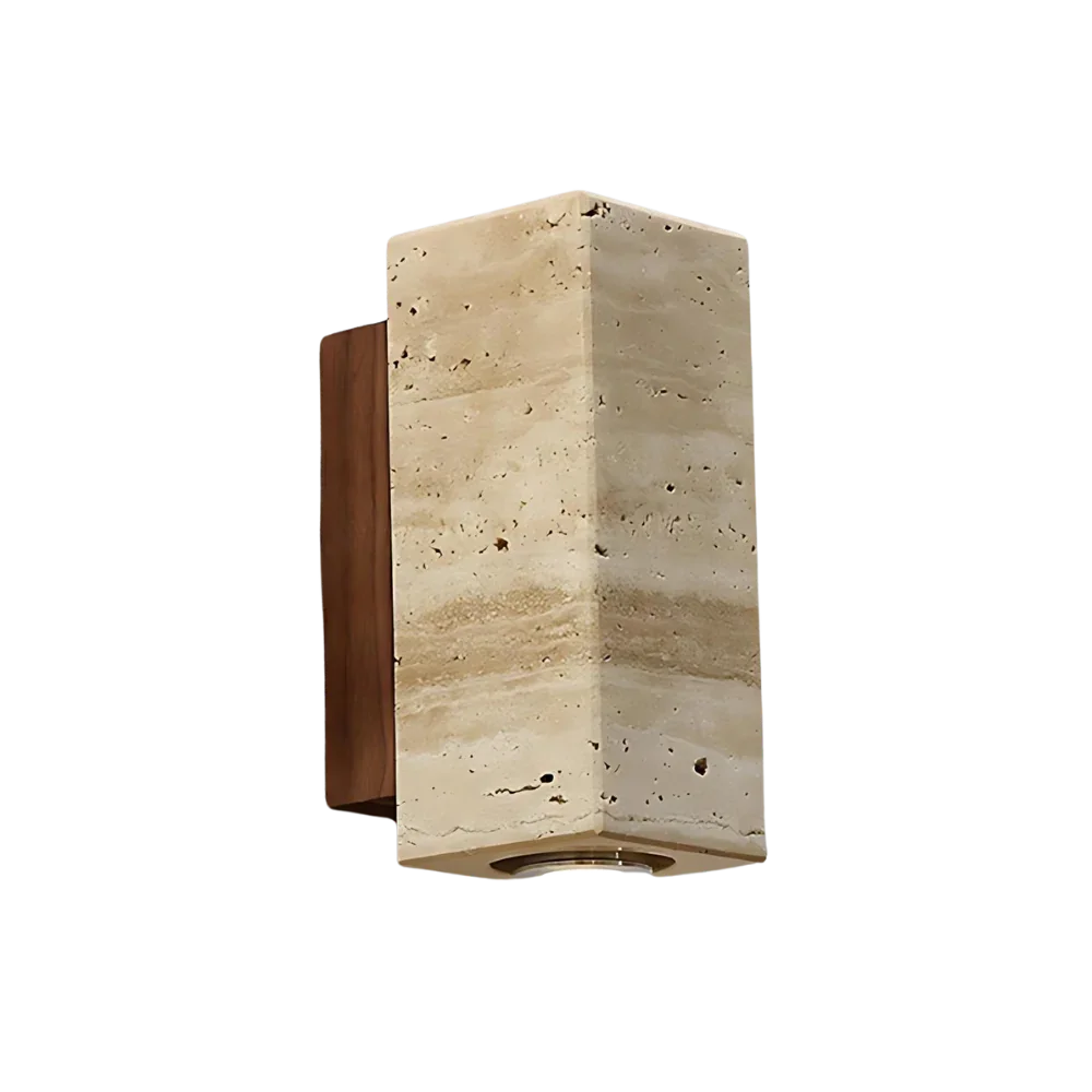 Jorstyra Travertine Wall Lamp