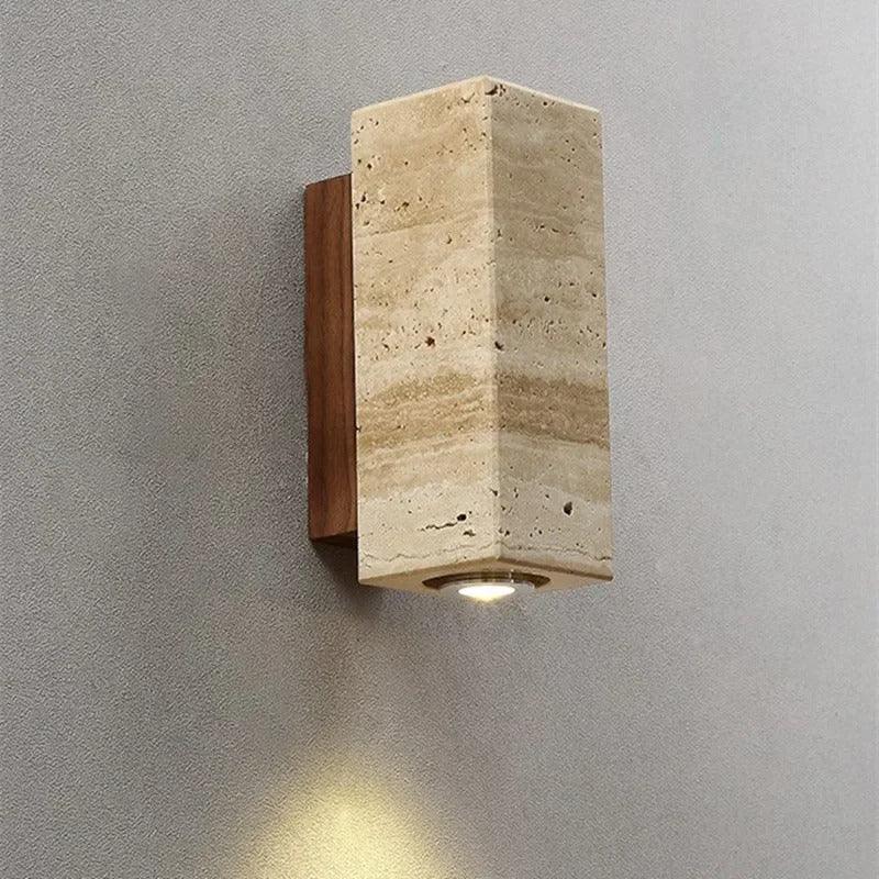 Jorstyra Travertine Wall Lamp