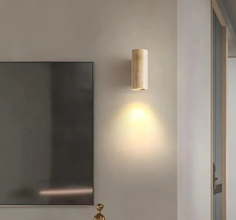 Jorstyra Travertine Wall Lamp