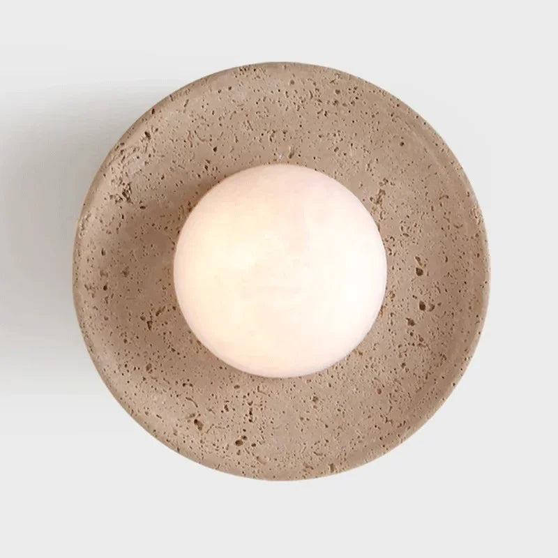 Kalleda Travertine Wall Lamp