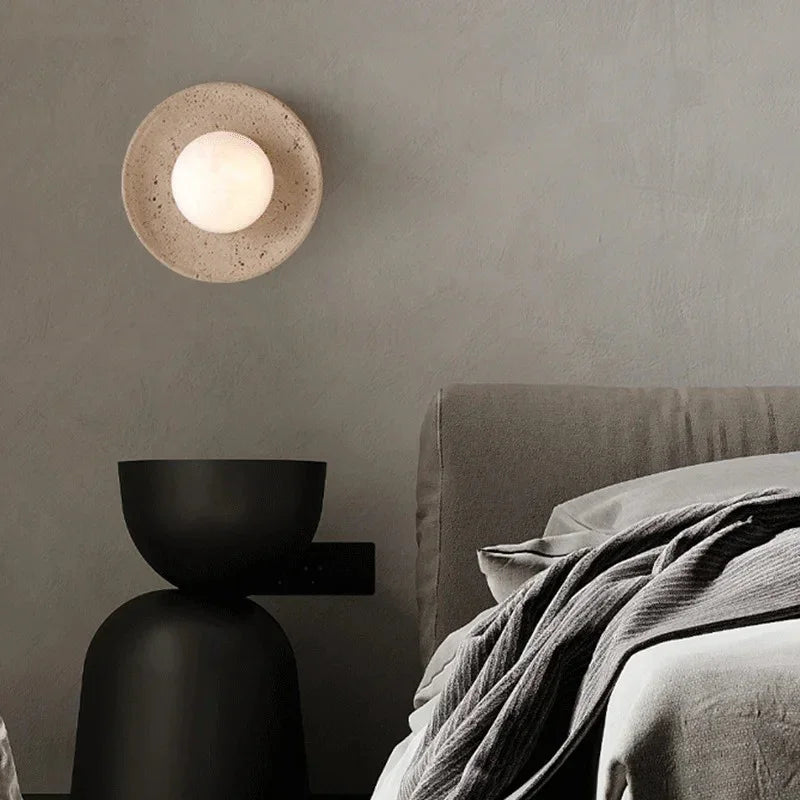 Kalleda Travertine Wall Lamp