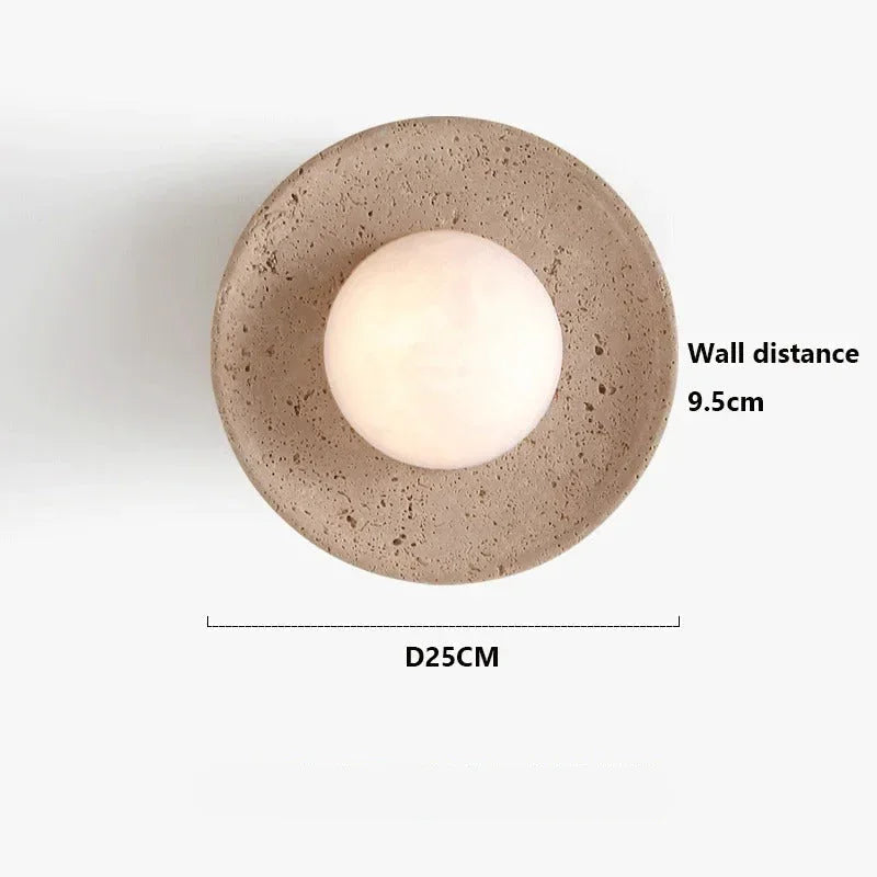 Kalleda Travertine Wall Lamp