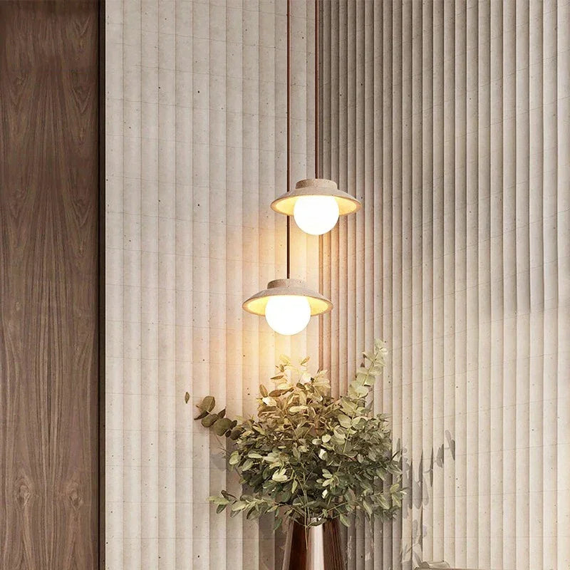 Kalvira Travertine Pendant Lamp