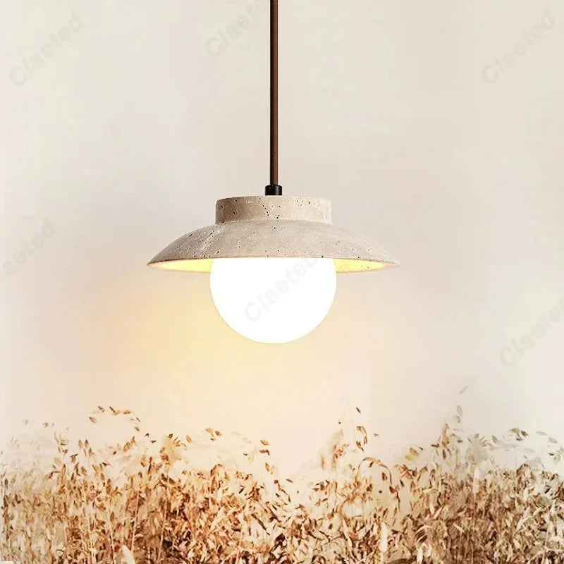 Kalvira Travertine Pendant Lamp