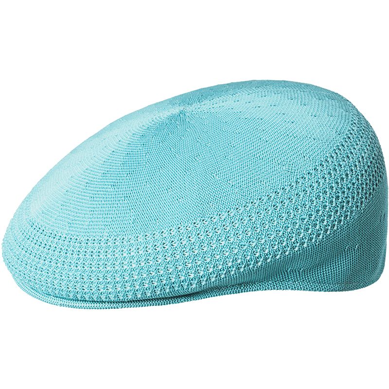Kangol Tropic 504 Ventair Flat Cap with Pattern Around the Outer Edge, view 33