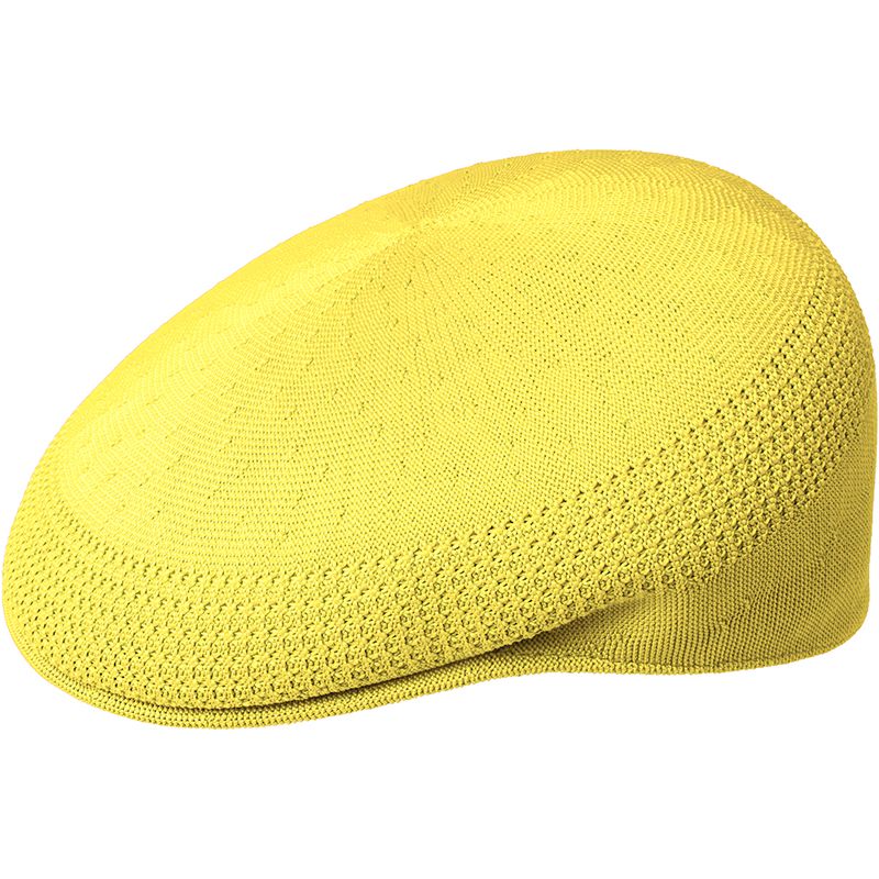 Kangol Tropic 504 Ventair Flat Cap with Pattern Around the Outer Edge, view 34