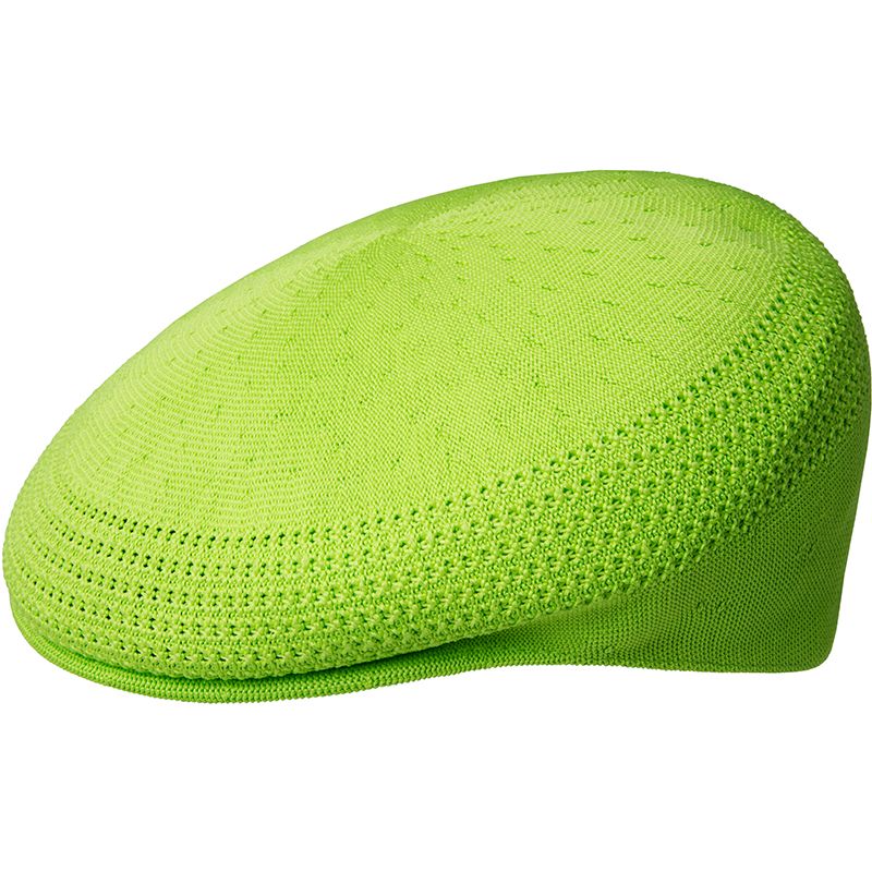 Kangol Tropic 504 Ventair Flat Cap with Pattern Around the Outer Edge, view 36