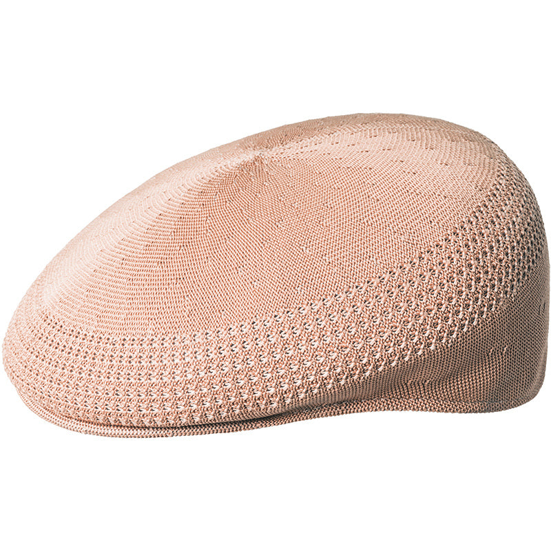 Kangol Tropic 504 Ventair Flat Cap with Pattern Around the Outer Edge, view 37