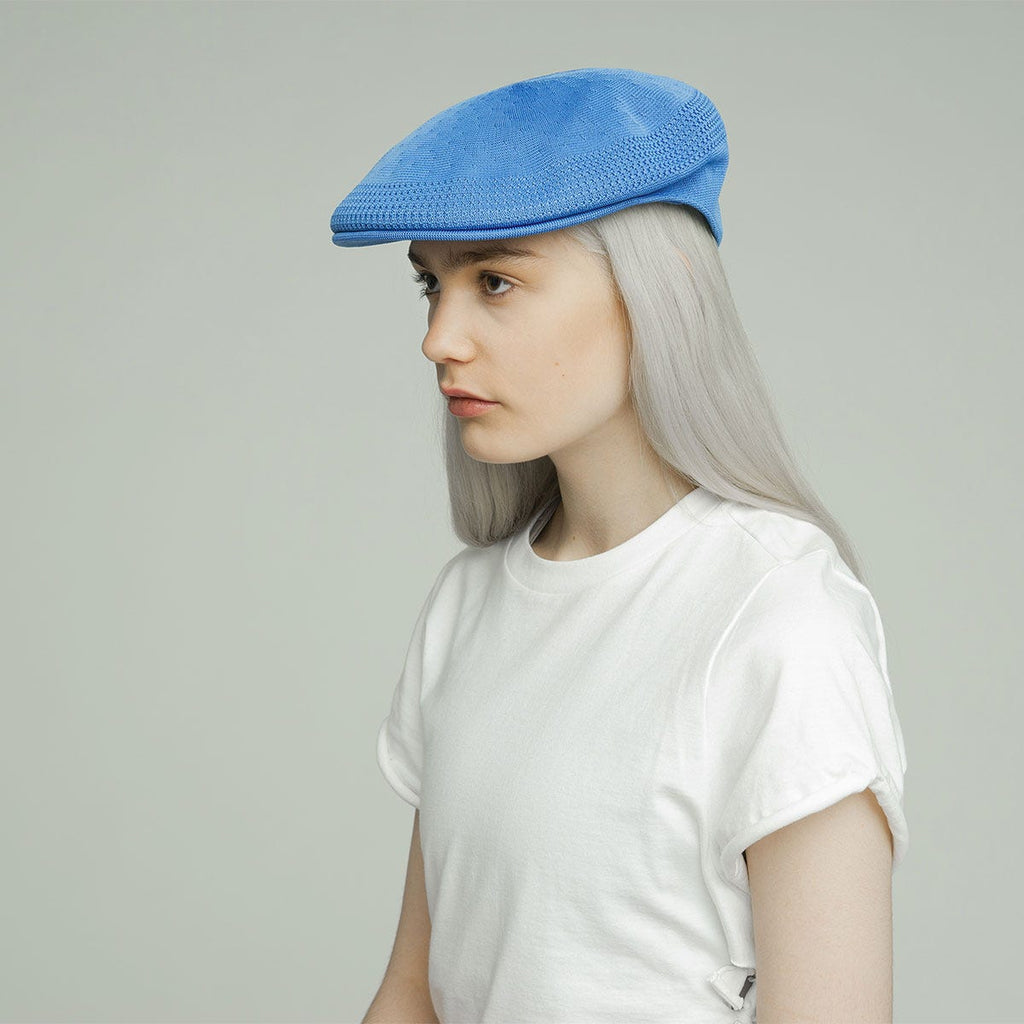 Kangol Tropic 504 Ventair Flat Cap with Pattern Around the Outer Edge, view 40