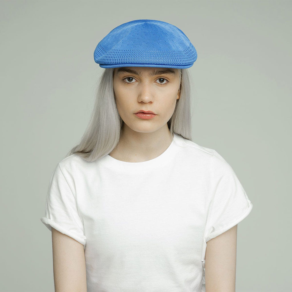 Kangol Tropic 504 Ventair Flat Cap with Pattern Around the Outer Edge, view 41