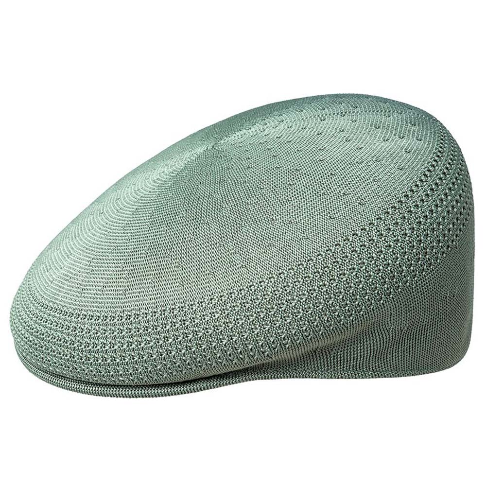 Kangol Tropic 504 Ventair Flat Cap with Pattern Around the Outer Edge, view 45