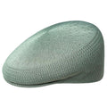 Kangol Tropic 504 Ventair Flat Cap with Pattern Around the Outer Edge, view 45
