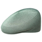 Kangol Tropic 504 Ventair Flat Cap with Pattern Around the Outer Edge, view 45