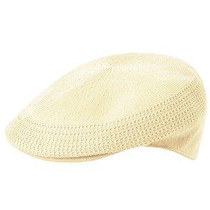Kangol Tropic 504 Ventair Flat Cap with Pattern Around the Outer Edge, view 49