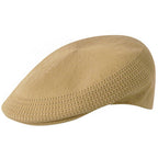 Kangol Tropic 504 Ventair Flat Cap with Pattern Around the Outer Edge, view 5