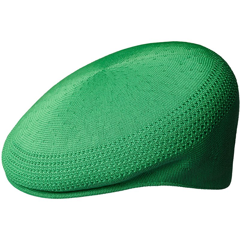 Kangol Tropic 504 Ventair Flat Cap with Pattern Around the Outer Edge, view 65