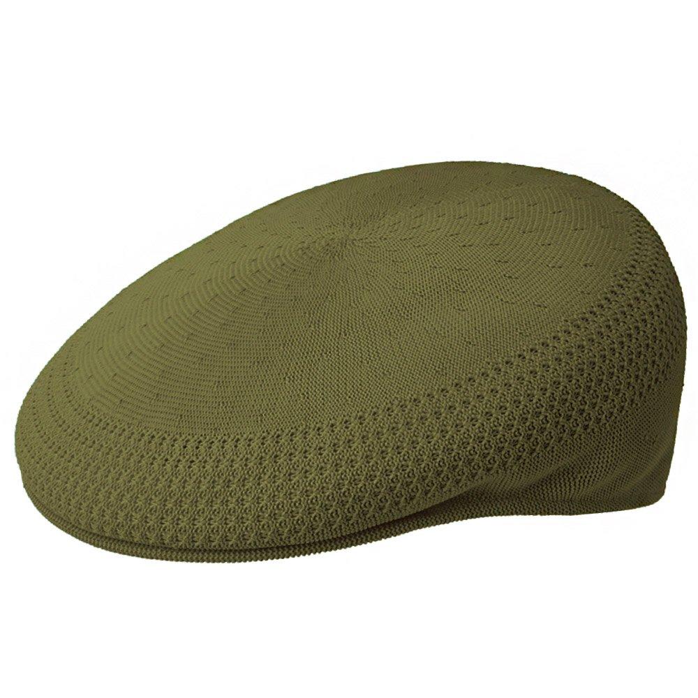 Kangol Tropic 504 Ventair Flat Cap with Pattern Around the Outer Edge, view 9