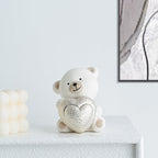 Kawaii Bear Figurine with Heart | Thrascher