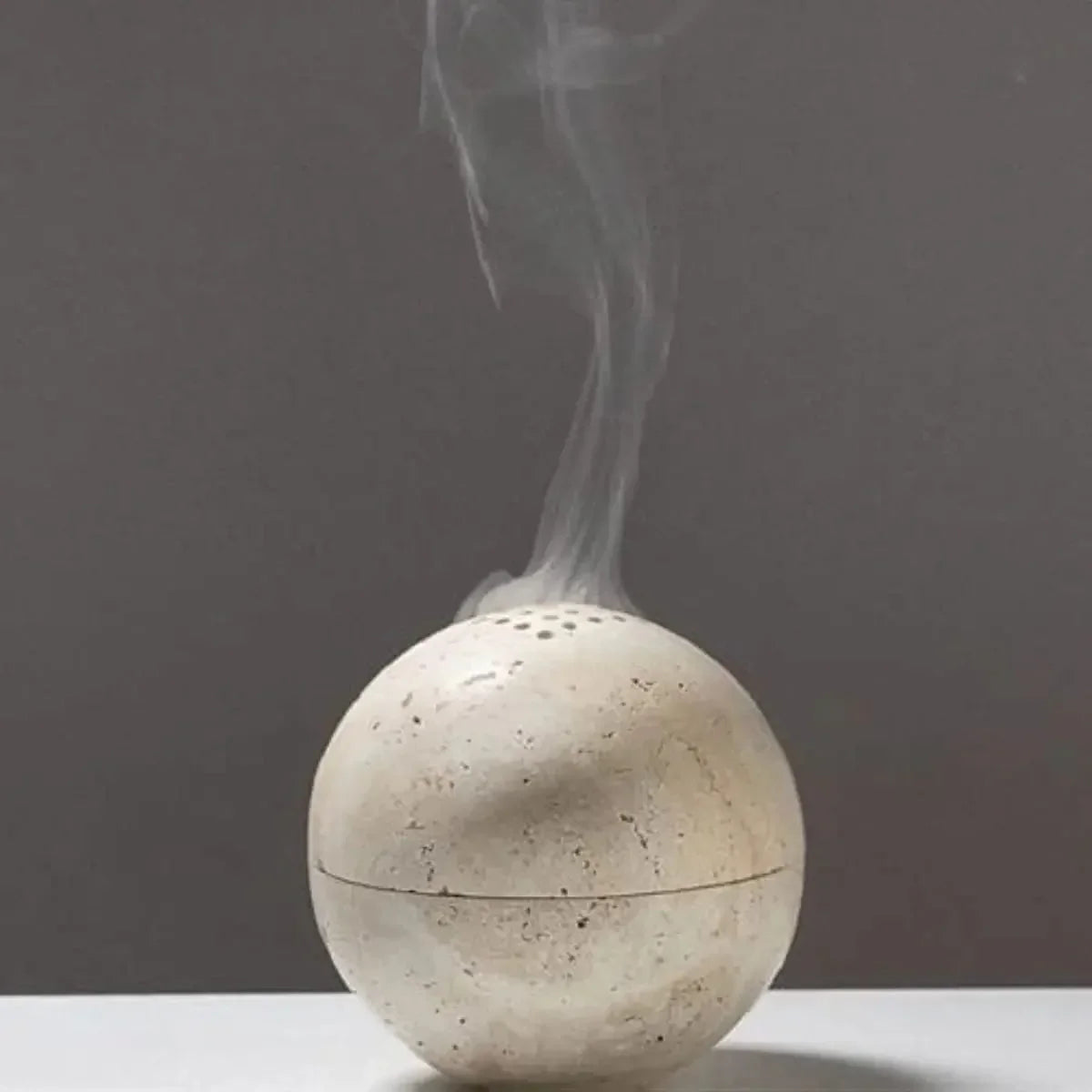 Kelpstone Travertine Incense Burner