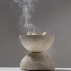 Kelpstone Travertine Incense Burner