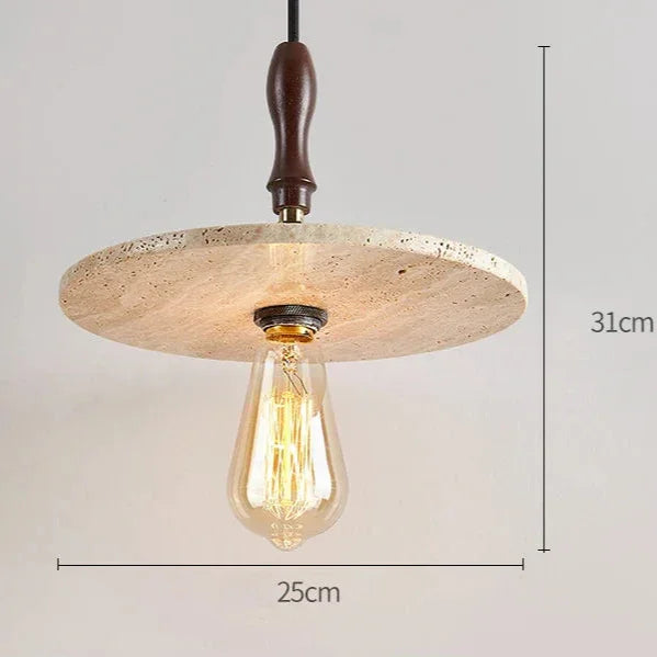 Kermina Travertine Pendant Lamp