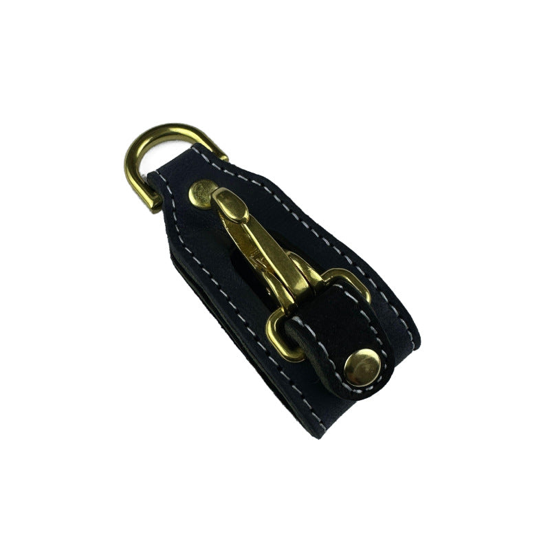 Keychain Clip Metal Leather | Thrascher