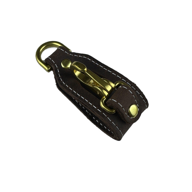 Keychain Clip Metal Leather | Thrascher