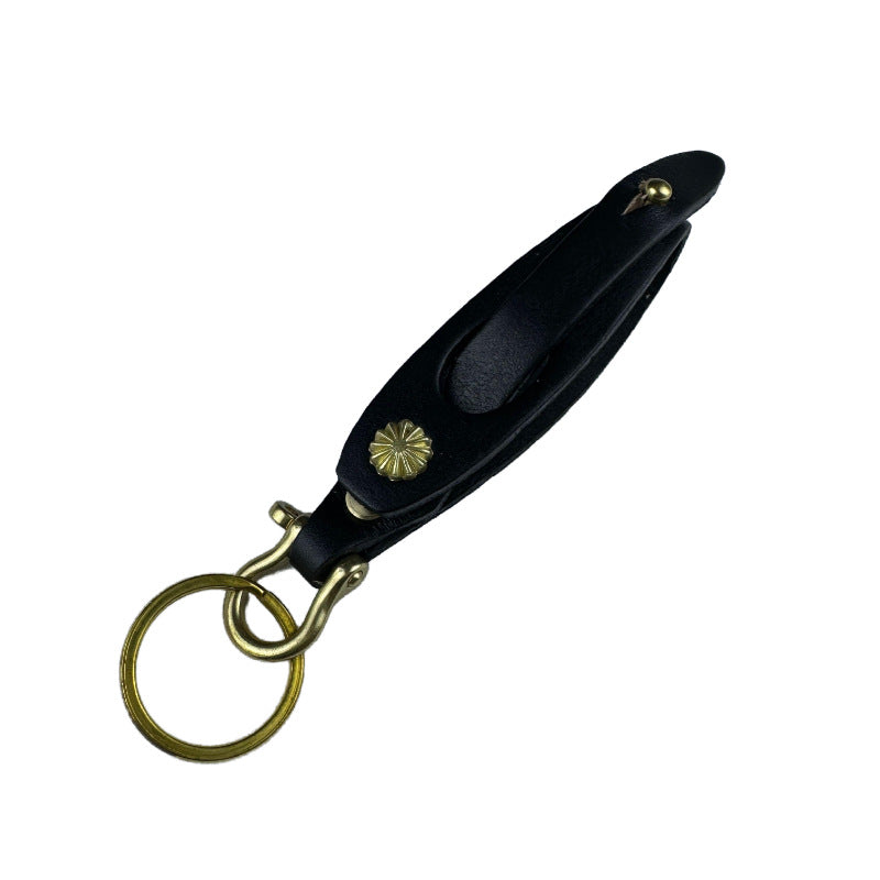 Keychain Holder Natural Brown | Thrascher