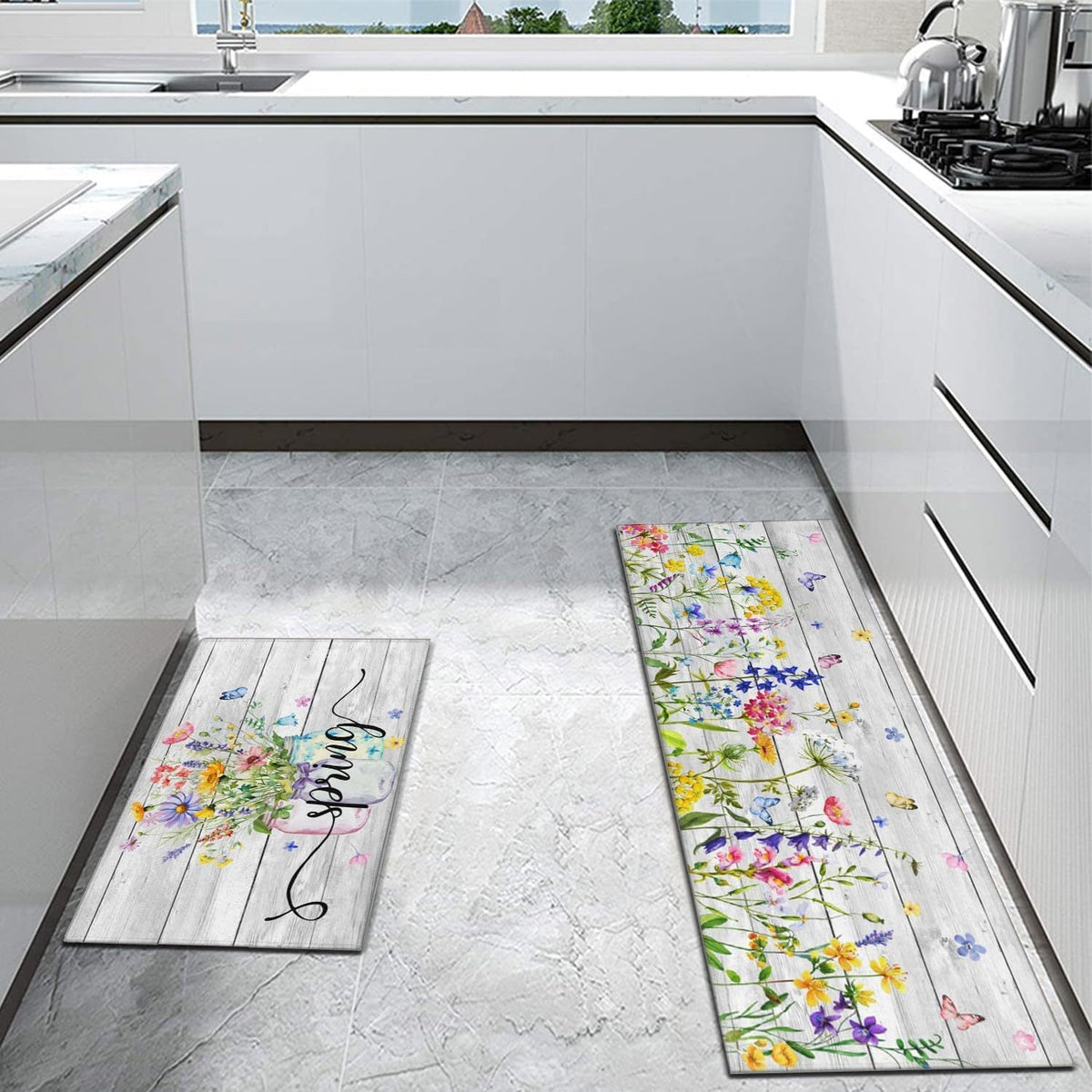 Kitchen Comfort Anti-Fatigue Mat Set | Thrascher