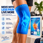 Hot and Cold Knee Therapy Wrap, 360° Contoured Gel Core