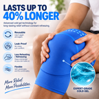 Hot and Cold Knee Therapy Wrap, 360° Contoured Gel Core