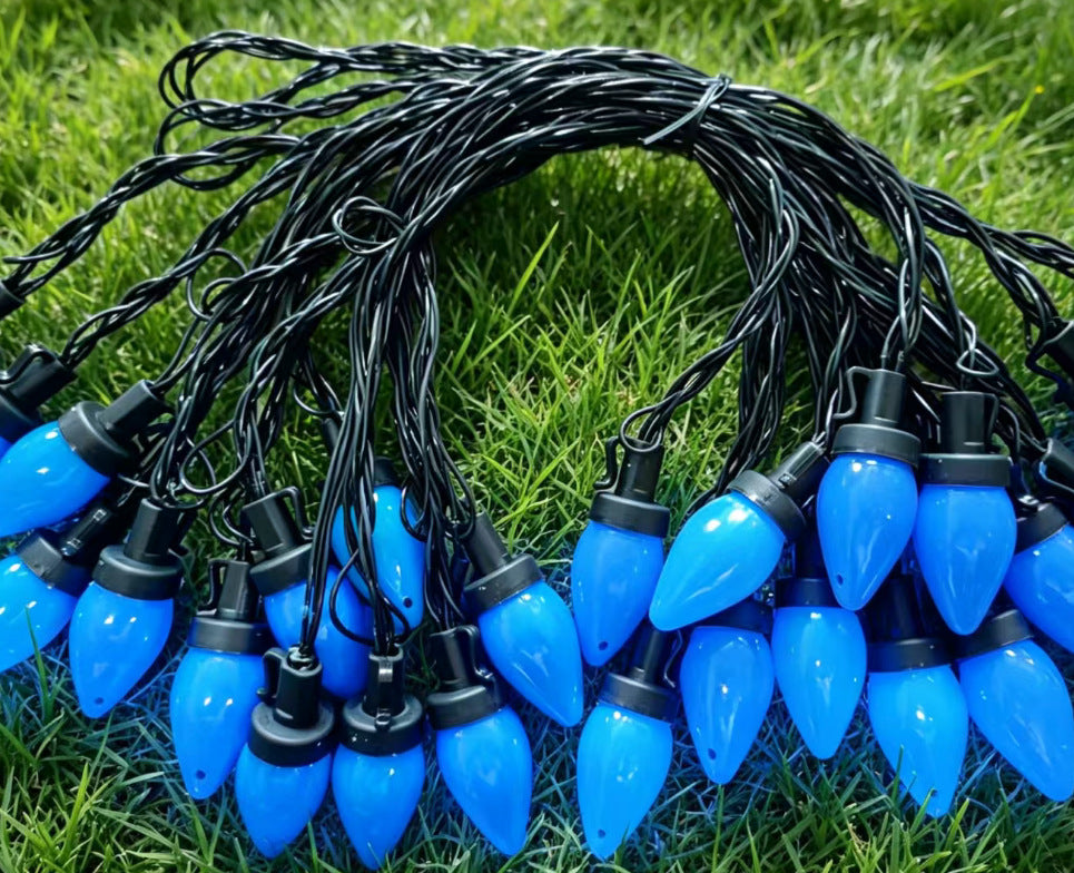 Large Classic Bulb LED Patio String Lights | Thrascher