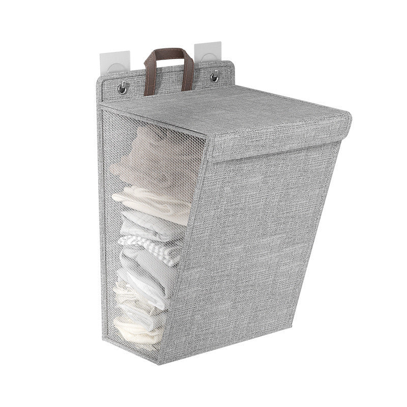 Laundry Basket Beige Gray | Thrascher