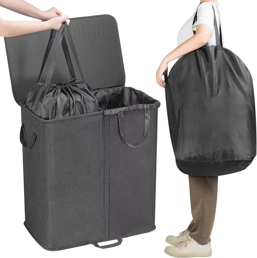Laundry Container with Separating Compartments | Thrascher
