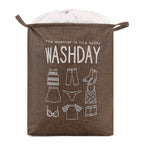 Laundry Storage Basket Soft Textile Foldable | Thrascher