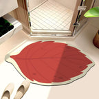 Leaf-Shaped Bath Mat | Thrascher