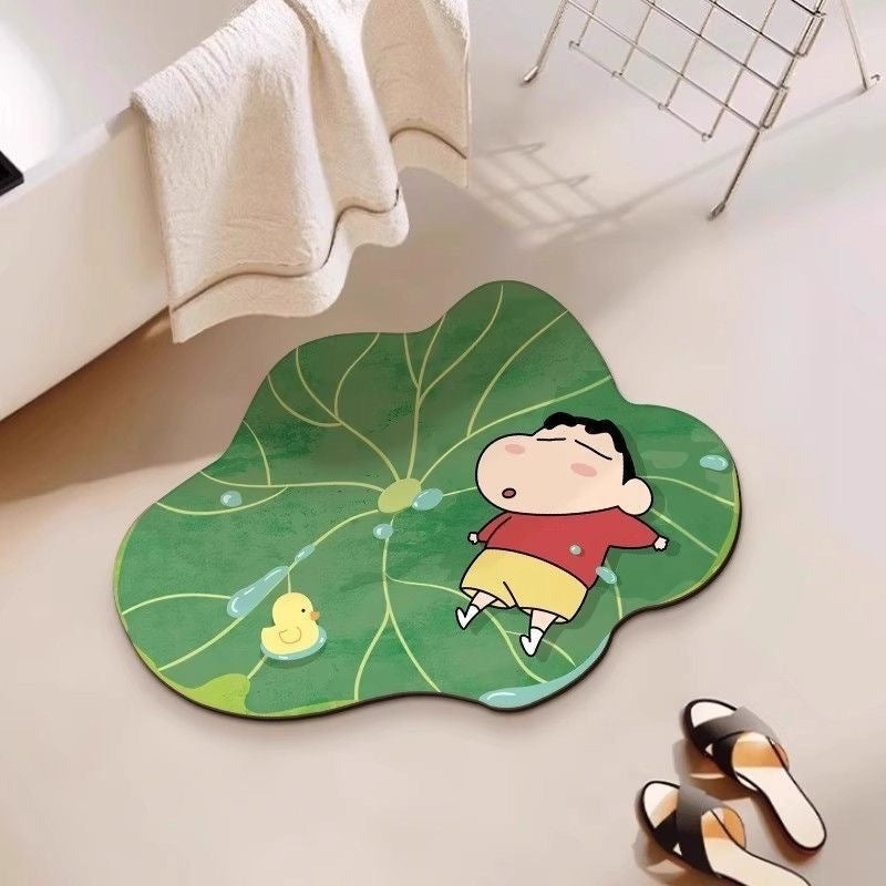 Leaf-Shaped Decorative Area Rug | Thrascher