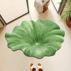 Leaf-Shaped Decorative Area Rug | Thrascher