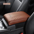 Leather Car Center Console Armrest Cushion with Memory Foam, 400 g, view 2