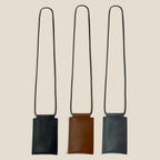 Leather Crossbody Card Holder with Long Adjustable Strap for Everyday Use, view 3