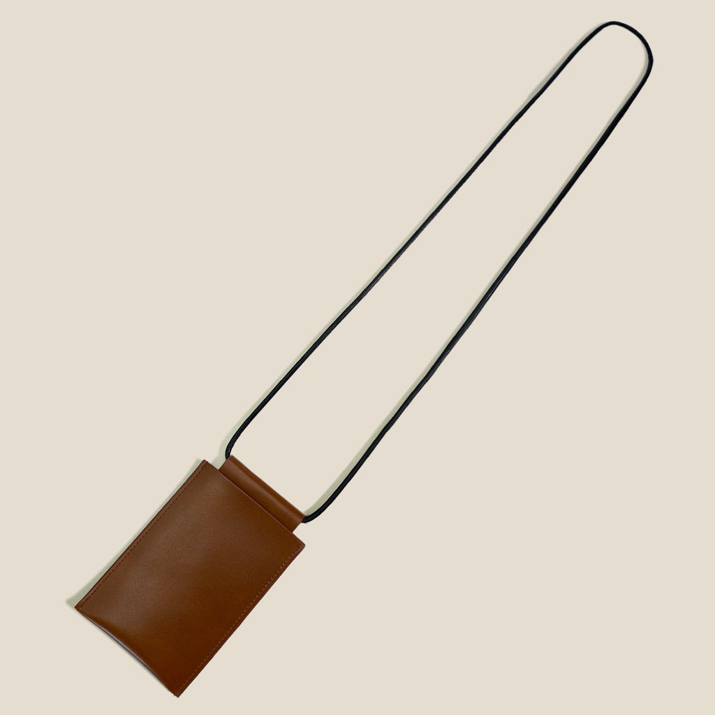 Leather Crossbody Card Holder with Long Adjustable Strap for Everyday Use, view 6