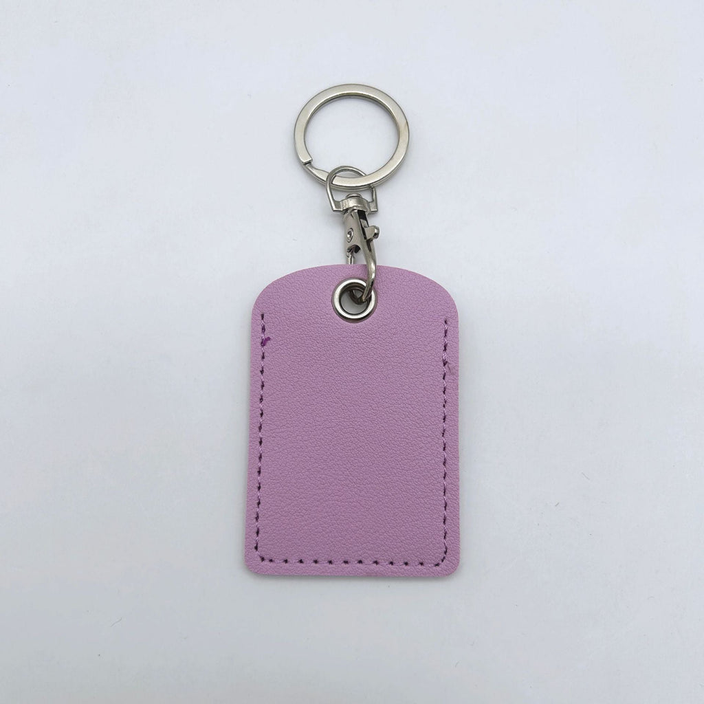 Leather Keychain Purple Pink | Thrascher