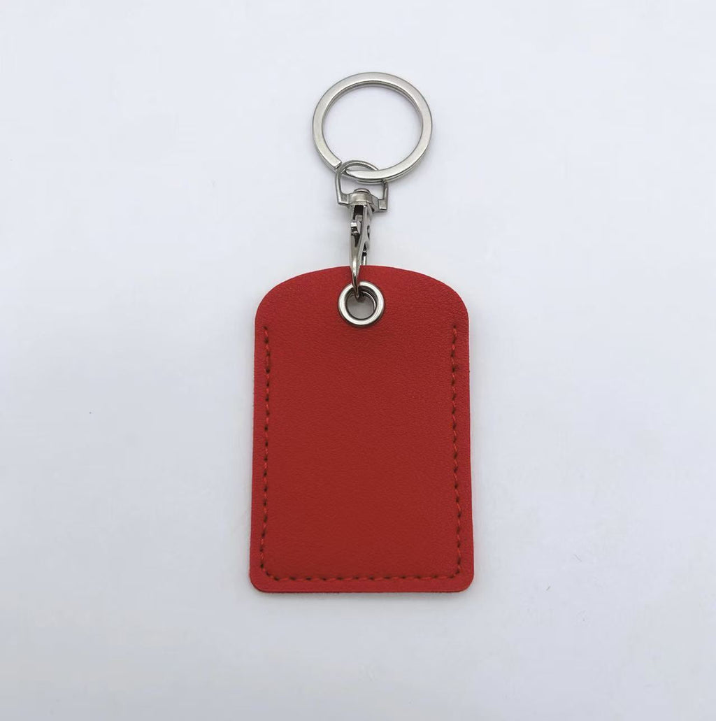 Leather Keychain Purple Pink | Thrascher