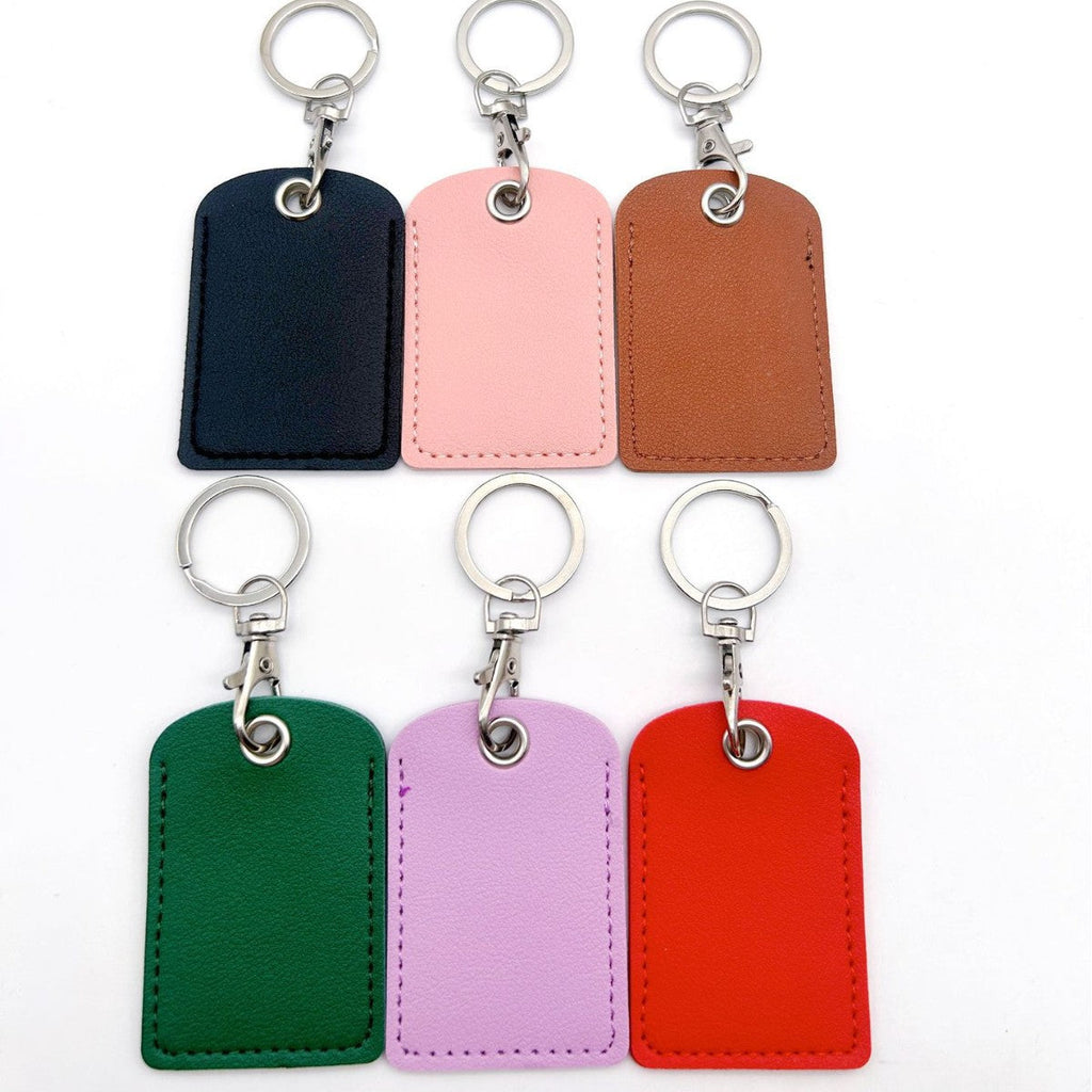 Leather Keychain Purple Pink | Thrascher
