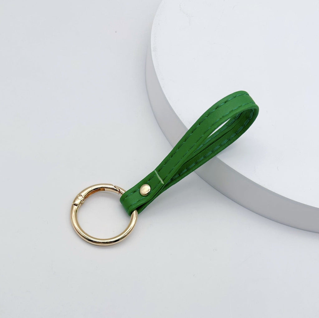 Leather Keychain Soft Textile Metal | Thrascher