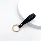 Leather Keychain Soft Textile Metal | Thrascher