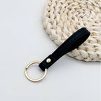 Leather Keychain Soft Textile Metal | Thrascher