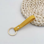 Leather Keychain Soft Textile Metal | Thrascher
