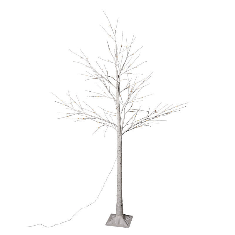 LED Birch Floor Lamp with Warm Fairy Lights and Flexible Branch Arms | Thrascher